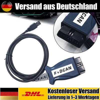 K+DCAN USB Schnittstelle  mit Schalter OBD2 Diagnosekabel INPA Ediabas für BMW 