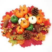 KüRbis Herbstdeko Set 122 StüCk KüNstliche KüRbisse FüR Halloween Deko
