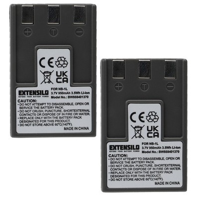 2x Akku für Jendigital JD 3.3 x 4ie JD 5.2 z3 MPEG4 JD 6.0 z3 MPEG4 950mAh 3,7V