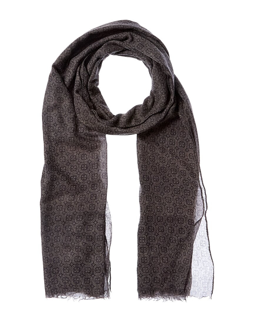 Кашемировый шарф Brunello Cucinelli женский бежевый 218690₽