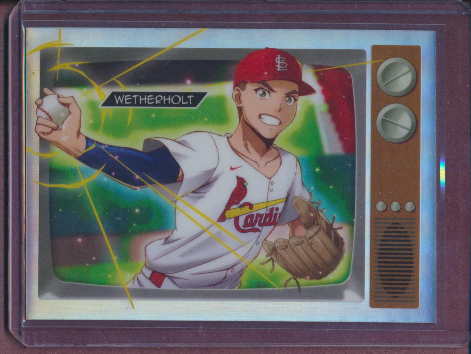 2025 Bowman Baseball JJ Wetherholt Anime SP #BA-9 Cardinals SP Case Hit