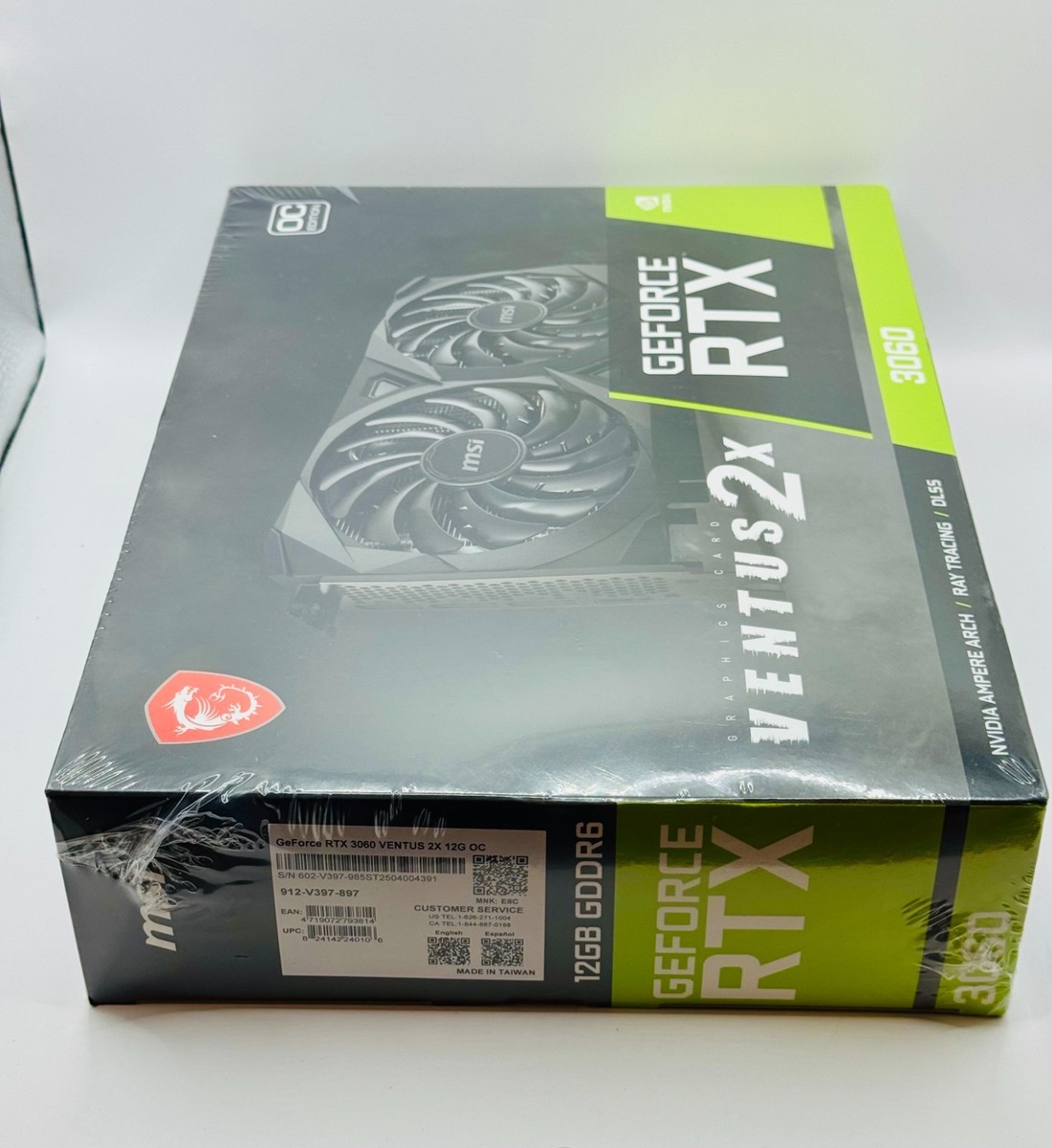 MSI NVIDIA GeForce RTX 3060 VENTUS 2X OC 12 GB GDDR6