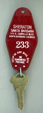 Vintage Sheraton Santa Barbara, Santa Barbara, California Room Key
