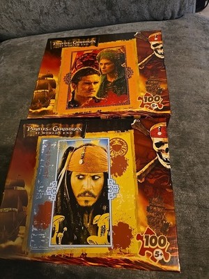 2 x Fluch der Karibik 100 Stück Puzzle beide neu versiegelt