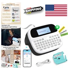 Bluetooth Label Maker with Backlight Screen Rechargeable for Home and Office Use