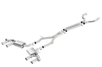 Borla 140727 Cat-Back Exhaust System 2017 Camaro ZL1 Dual Split Rear Exit Dual R