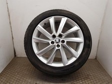 2019 ON MK1 SKODA SCALA 17" ALLOY WHEEL + 6MM TYRE 657601025D