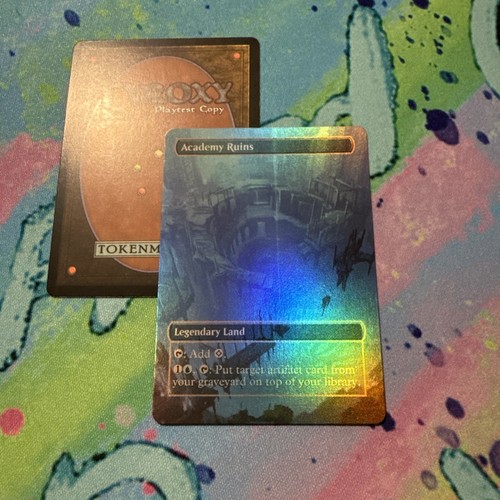 Academy Ruins Full Art Foil Mtg Playtest Karte - Bild 2 von 2