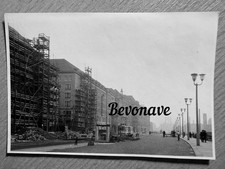 Foto Dresden Thälmannstraße Südseite 6.7.1958 Bau Straßenbahn DDR original