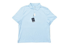 NEW Jos. A. Bank XL Light Blue Traditional Fit Short Sleeve Pique Polo Shirt NWT