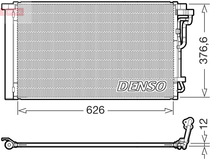CONDENSER AIR CONDITIONING DCN41026 FOR HYUNDAI G4FG 1.6L G4LC 1.4L G4NA 2.0L - Image 7