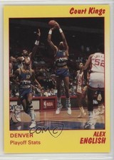 1990-91 Star Court Kings /2000 Alex English #65 HOF 3c7