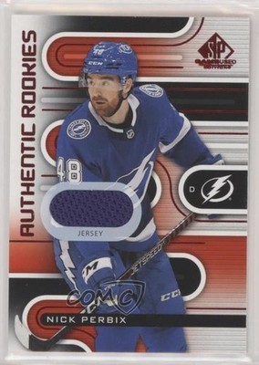 2022 SP Game Used Authentic Rookies Red Jersey Nick Perbix #212 Rookie RC 1hd0