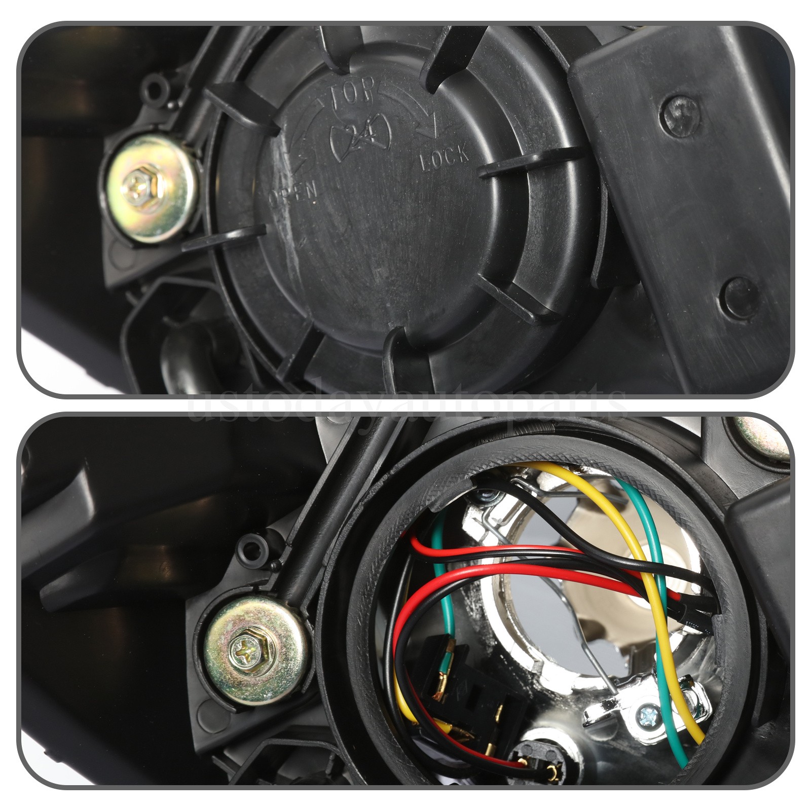 Headlight Left For 2015 2016 2017 Hyundai Accent Driver Side Halogen W/o LED