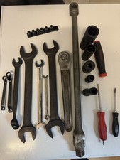 Lot Of Snap On Hand Tools Sockets Screwdriver Rachet Wrench