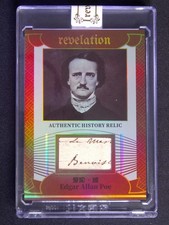 2025 Eternal Revelation Edgar Allan Poe History Relic /99