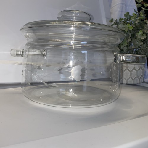Vintage Princess House Heritage Casserole Lids Metal Diffusers 3 Qt Never Used - Picture 8 of 16