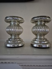 Glass Candle Holder Set
