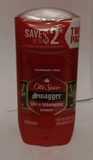 Men's Deodorant Aluminum-Free Swagger, 3.0oz Twin Pack