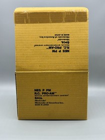 R.C. Pro-Am Nintendo NES x6 EMPTY Case Pack Box Authentic Opened