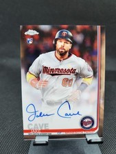 2019 TOPPS CHROME ROOKIE AUTO JAKE CAVE TWINS