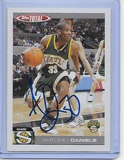 Basketball Card IP auto NBA ANTONIO DANIELS Seattle Supersonics 2004-05 Topps To