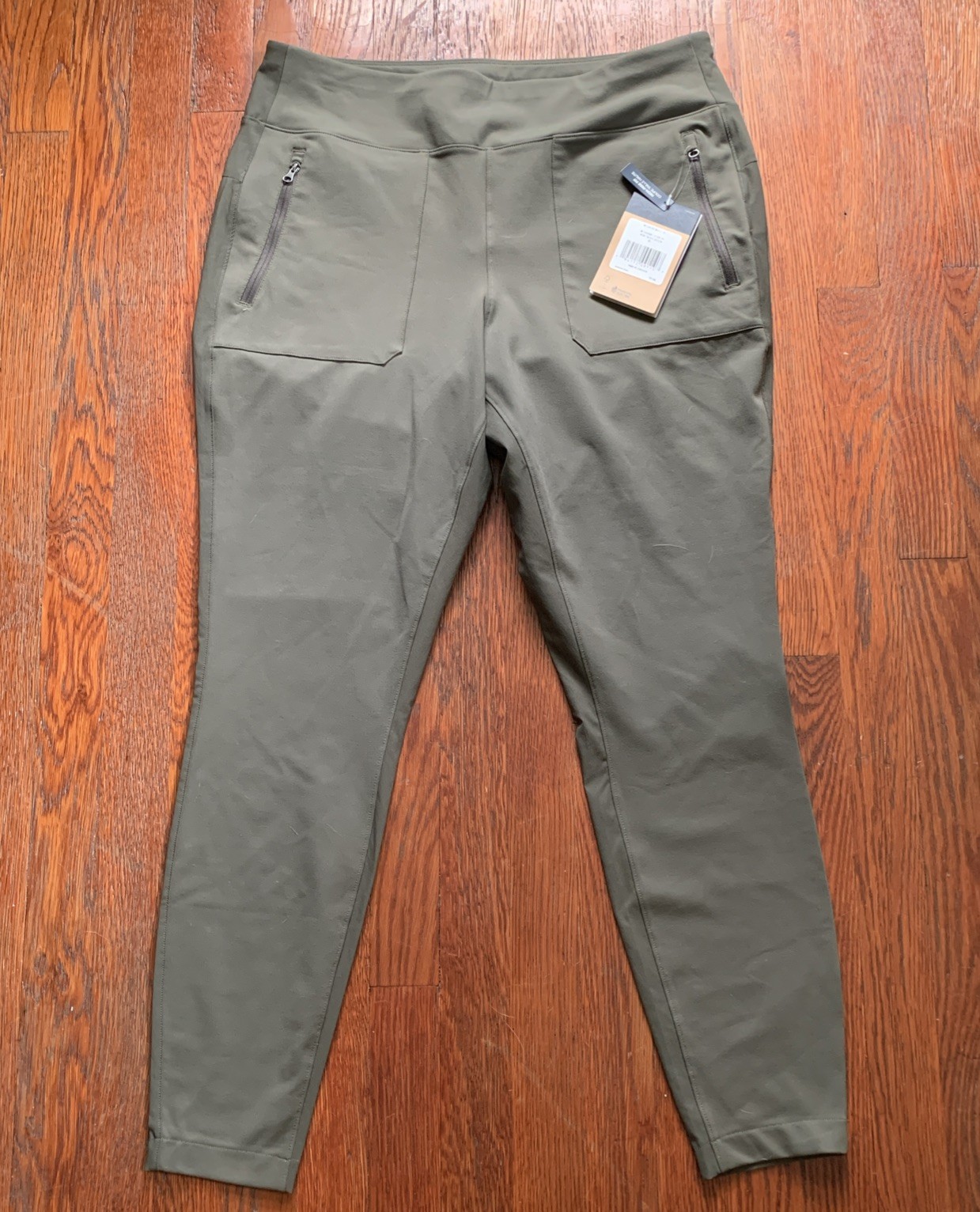 NWT The North Face Pants Women's Size XL Army Green Stretch Lightweight Comfort