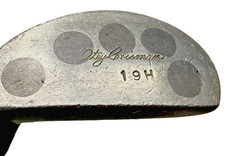 Otey Crisman 19H Putter Six Lead Weights RH Hickory Shaft 35 OC Label Great Grip