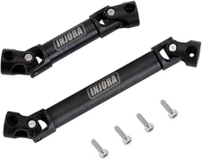 INJORA Steel Drive Shaft 2Pcs Center Drive Shaft for Axial SCX24 SCX24 C10 JLU B