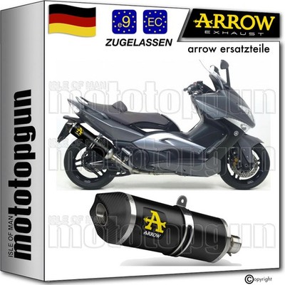 ARROW AUSPUFF ZUGELASSEN RACE-TECH SCHWARZ C YAMAHA TMAX T-MAX 500 YP 2010 10