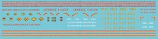 N Scale - Mohawk, Adirondack & Northern Locomotive Decals