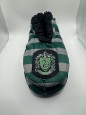 NEW Harry Potter Slytherin Slippers Green One Size Large
