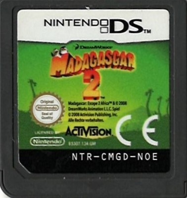 Madagascar 2 Activision DreamWorks Nintendo DS DSL DSi 3DS 2DS NDS NDSL