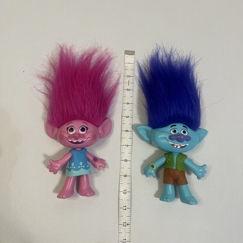 Dreamworks Trolls World Tour - Talking Singing Poppy & Branch 2019 Hasbro Dolls - Picture 2 of 4
