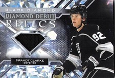 2022-23 Upper Deck Black Diamond #DD-BC Brandt Clarke Diamond Debut Relics