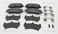 Bremsbelagsatz Scheibenbremse Triscan 8110 50033 FüR Mazda CX KF KE GH Van KE107