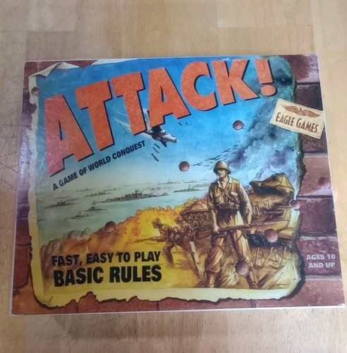 ATTACK! Military Strategy Game By Eagle..Opened Never Played