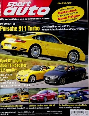 2) Sport Auto 05/2007 - VW Golf V GTI - Edition 30 - Porsche 911 997 Turbo mit