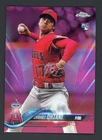 2018 Topps Chrome Update Pink Refractor #HMT1 Shohei Ohtani Angels RC Rookie