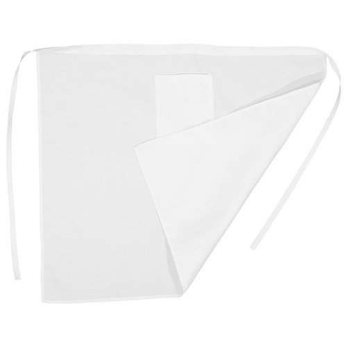 Cotton Aprons Household Kitchen Sleeveless Half Aprons Pocket (White) - Picture 6 of 12