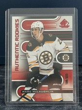 2022 SP Game Used - Marc McLaughlin - Red Authentic Rookie /223 - Bruins