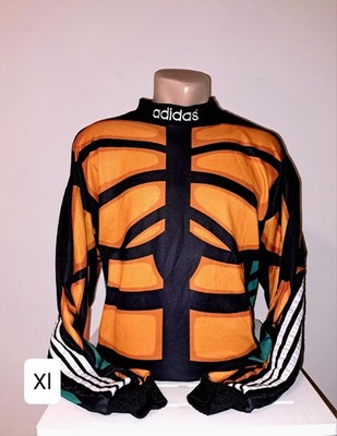 Vintage Goalkeeper Jersey Soccer Adidas 90s Size XL Multicolor 