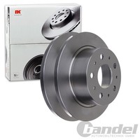 2X Nk Bremsscheiben 300Mm Voll Hinten Passend FÜR CitroËN Jumper Fiat Ducato