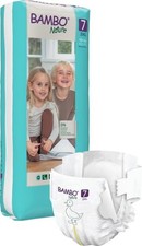 Bambo Nature Nappies Size 7 (18+kg), Pack of 40 Disposable Nappies, Eco Nappy wi