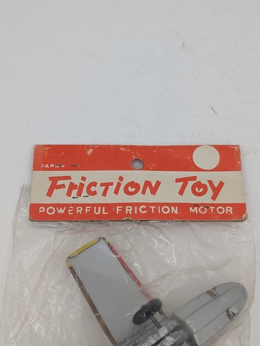 KOYO KINZOKU JAPAN 1960's TIN LITHO FRICTION AIRPLANE LUFTWAFFER FW-190 SEALED - Picture 11 of 14