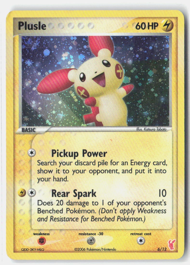 Pokemon Plusle EX Trainer Kit 2: Plusle & Minun #6/12 LP