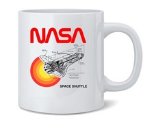 Space Shuttle Diagram NASA Coffee Mug Tea Cup 12 oz