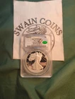 2024 S American SILVER EAGLE CAC PR70 DCAM ADVANCED DELIVERY GAROFALO SIGNEDE168