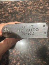 Vintage Colt .45 Auto 8-round Magazine Authentic Prancing Horse