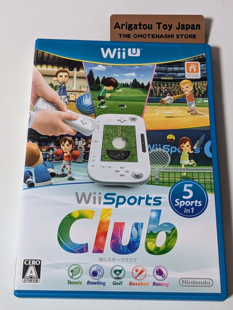 Wii Sports Club Nintendo Wii U Sports Game WUP-P-AWSJ-JPN with Wii Sports Club Nintendo Wii U Sports Game WUP-P-AWSJ-JPN with